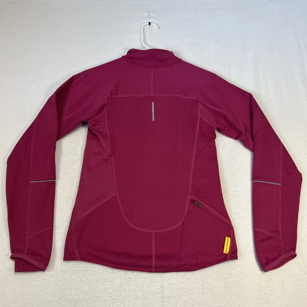 Nike Jacket Womens XS Pink Livestrong Dri Fit Track Running Full Zip 416336-694